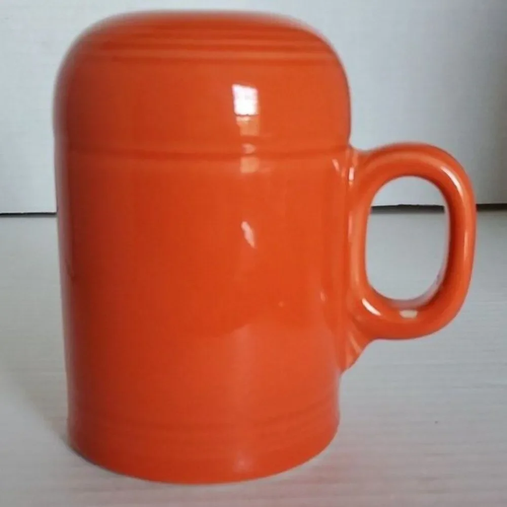 Fiestaware Fiesta Pepper Shaker Extra Large Range Ceramic Container Poppy Orange